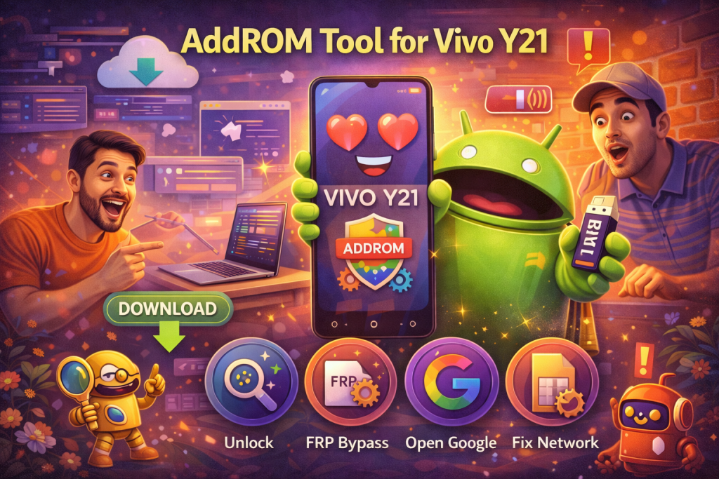AddROM Tool for Vivo Y21 FRP – Complete Google Lock Removal Guide